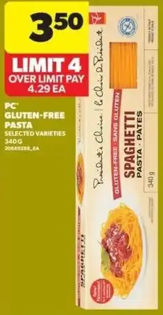 Real Canadian Superstore Pc gluten-free pasta offer
