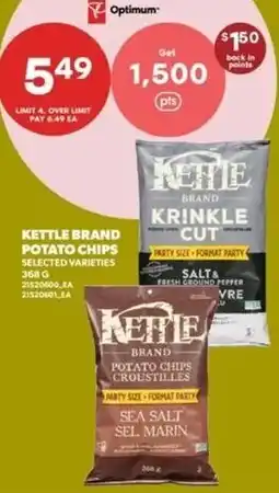 Real Canadian Superstore Kettle brand potato chips offer