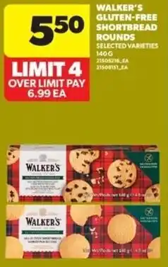 Real Canadian Superstore Walker's gluten-free shortbread rounds offer