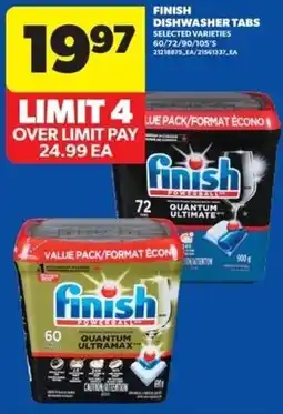 Real Canadian Superstore Finish dishwasher tabs offer