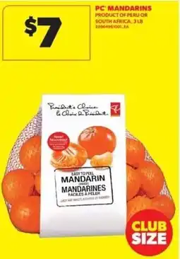 Real Canadian Superstore Pc mandarins offer
