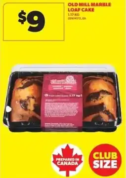 Real Canadian Superstore Old mill marble loaf cake offer