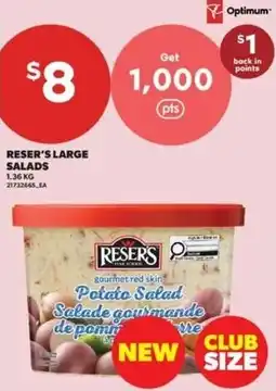 Real Canadian Superstore Reser's large salads offer
