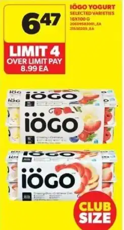 Real Canadian Superstore Iogo yogurt offer