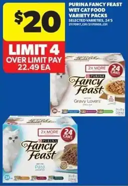 Real Canadian Superstore Purina fancy feast wet cat food variety packs offer