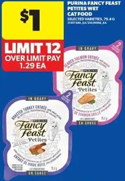 Real Canadian Superstore Purina fancy feast petites wet cat food offer
