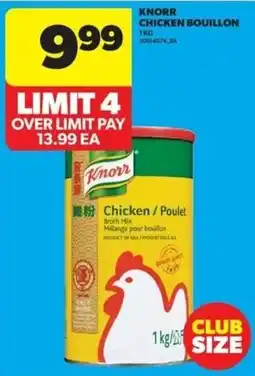 Real Canadian Superstore Knorr chicken bouillon offer