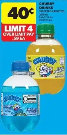 Real Canadian Superstore Chubby drinks offer