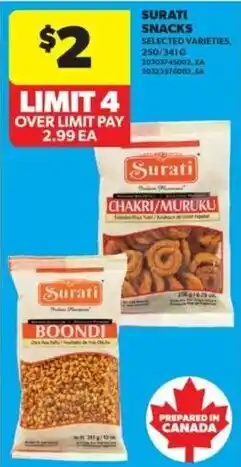 Real Canadian Superstore Surati snacks offer