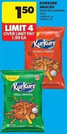 Real Canadian Superstore Kurkure snacks offer