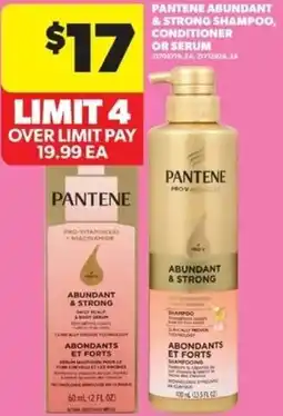 Real Canadian Superstore Pantene abundant & strong shampoo, conditioner or serum offer
