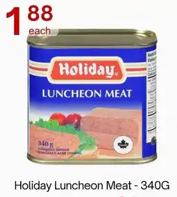 Lucky Supermarket Holiday Luncheon Meat offer