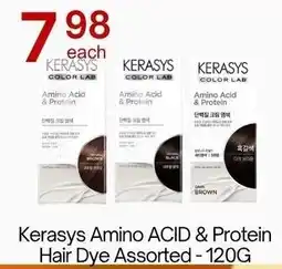 Lucky Supermarket Kerasys Amino ACID & Protein Hair Dye Assorted offer