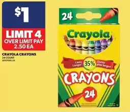 Real Canadian Superstore Crayola crayons offer