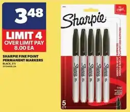 Real Canadian Superstore Sharpie fine point permanent markers offer