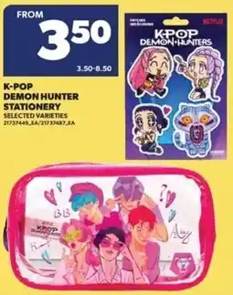 Real Canadian Superstore Kpop demon hunters stationery offer