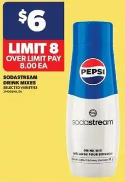 Real Canadian Superstore Sodastream drink mixes offer