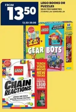 Real Canadian Superstore Lego books or puzzles offer