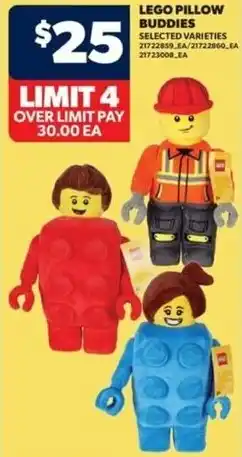 Real Canadian Superstore Lego pillow buddies offer