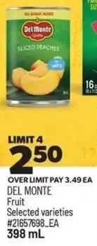 Real Canadian Superstore Del Monte Fruit offer