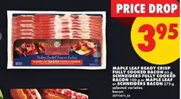 No Frills Maple leaf ready crisp fully cooked bacon offer