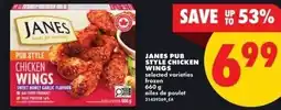 No Frills Janes pub style chicken wings offer