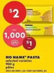No Frills No name pasta offer