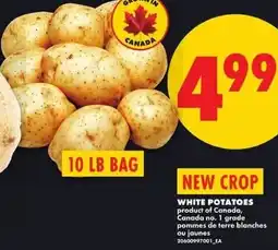 No Frills White potatoes offer