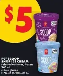 No Frills Pc scoop shop ice cream offer