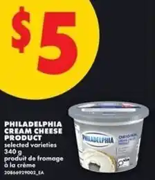 No Frills Philadelphia cream cheese product offer