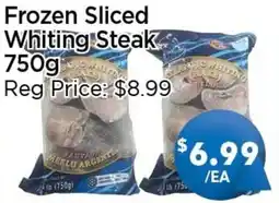 Blue Sky Supermarket Frozen Sliced Whiting Steak offer