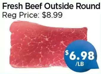 Blue Sky Supermarket Fresh Beef Outside Round offer