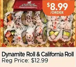 Blue Sky Supermarket Dynamite Roll & California Roll offer