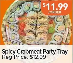 Blue Sky Supermarket Spicy Crabmeat Party Tray offer