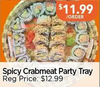 Spicy Crabmeat Party Tray