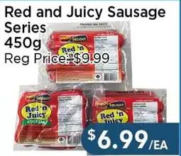 Blue Sky Supermarket Red and Juicy Sausage Series offer