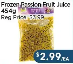 Blue Sky Supermarket Frozen Passion Fruit Juice offer
