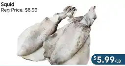 Blue Sky Supermarket Squid offer