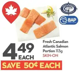 Longo's Fresh Canadian Atlantic Salmon Portion offer