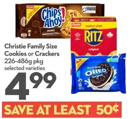 Longo's Christie Family Size Cookies or Crackers offer