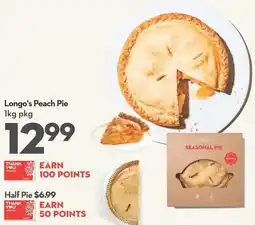 Longo's Longo's Peach Pie offer