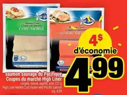 Super C saumon sauvage du Pacifique Coupes du marché High Liner offer
