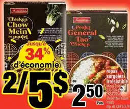 Super C repas surgelés Irrésistible offer