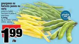 Super C gourganes ou haricots jaunes ou verts offer