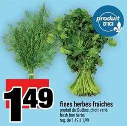 Super C fines herbes fraîches offer