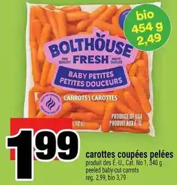 Super C carottes coupées pelées offer