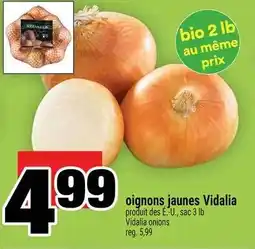 Super C oignons jaunes Vidalia offer