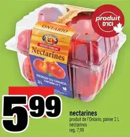 Super C nectarines offer
