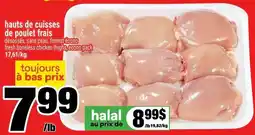 Super C hauts de cuisses de poulet frais offer