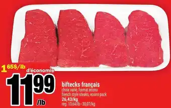 Super C biftecks français offer
